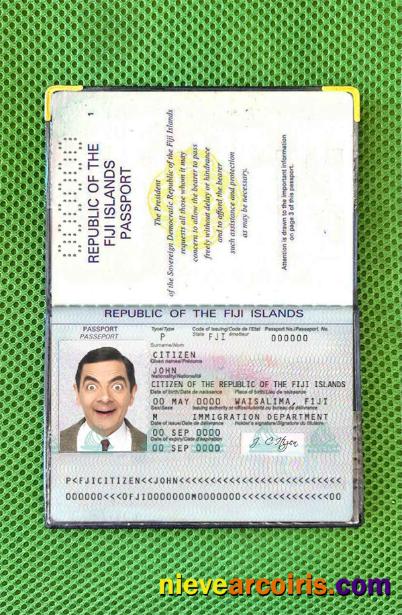 Fiji passport photolook